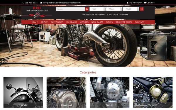 No bull used motor cycle parts
